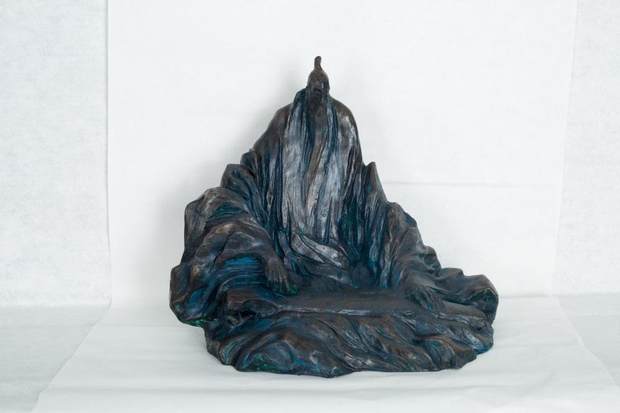 薛骏猷 《高山流水》 43×28×39